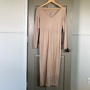 Raquel Allegra Long-sleeve Cotton Dress